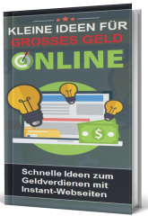 Kleine Ideen für Grosses Geld Online - PLR Komplettpaket