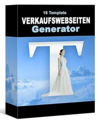 18 Templates Verkaufswebseiten Generator  -- PLR Lizenz